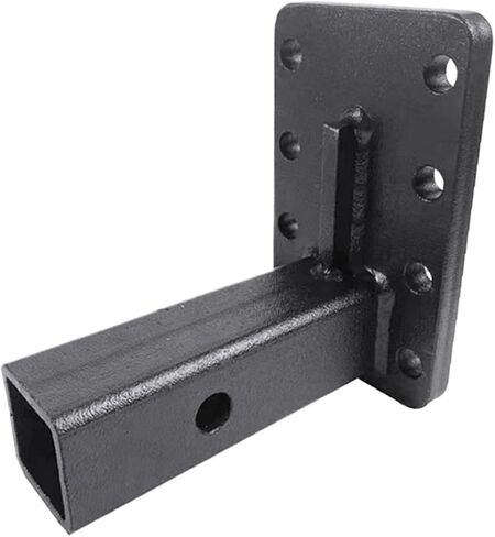 Adjustable Pintle Hook Fixing Base Receiver Fixture Trailer Hitch Towing Heavy Duty RV Camper Caravan Parts Accessories in Saudi Arabia