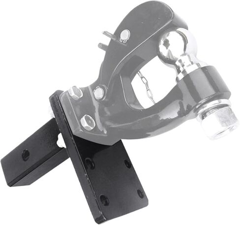 Adjustable Pintle Hook Fixing Base Receiver Fixture Trailer Hitch Towing Heavy Duty RV Camper Caravan Parts Accessories in Saudi Arabia