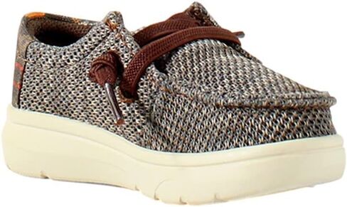ARIAT Unisex Toddler Lil Stompers Shoe, Multicolored (Buffalo), 5 in Saudi Arabia