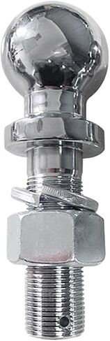 Chrome Extended Long Dia Hitch Mount Tow Ball Capacity 5000Lbs Coupling Trailer Parts RV Camper Caravan Accessories(50MM Ball) in Saudi Arabia