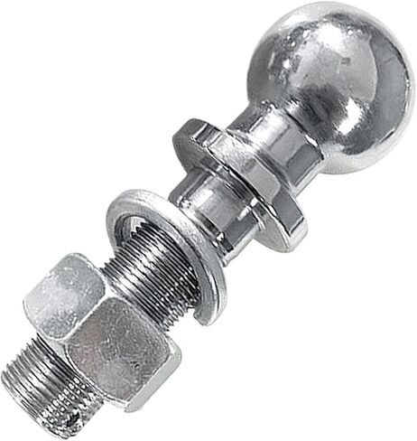 Chrome Extended Long Dia Hitch Mount Tow Ball Capacity 5000Lbs Coupling Trailer Parts RV Camper Caravan Accessories(50MM Ball) in Saudi Arabia