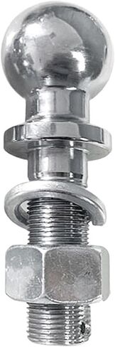 Chrome Extended Long Dia Hitch Mount Tow Ball Capacity 5000Lbs Coupling Trailer Parts RV Camper Caravan Accessories(50MM Ball) in Saudi Arabia