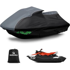 QUNSUNUS Jet Ski Cover for Yamaha VX and VX Deluxe 2015-2020, Waterproof VX Deluxe Cover with Cotton Lining, All Weather Waverunner Cover with Straps and Zipper in Kuwait