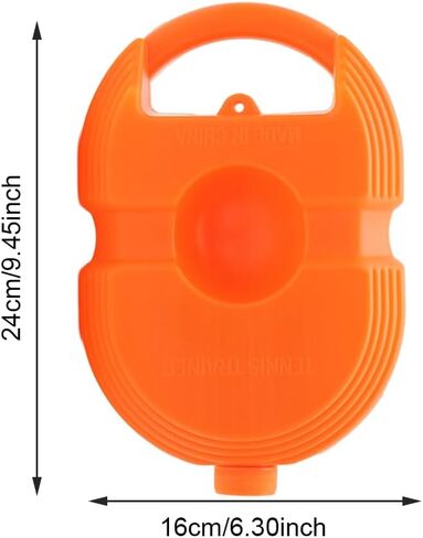 EMVANV Tennis Trainer Rebound Ball,with 3 String Balls Solo Tennis Training Equipment Portable Tennis Practice Rebounder Equipment Training Tools for Beginners Sport Exercise(Orange) in Saudi Arabia