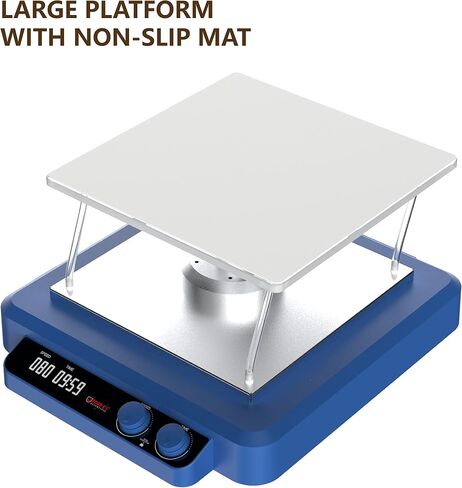 4E's USA Digital 3D Rocker - 3D Rocker with Three-Dimensional Tumbling Motion with 0°- 8° Adjustable Tilt Angle, Speed Range of 10-70 RPM and Non-Slip Platform with Maximum Load Capacity of 5kg in Saudi Arabia