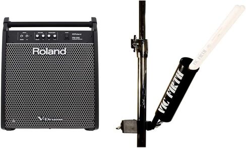 رولاند PM-200-200 180 واط V-DRUM SET شاشة و VIC Firth Stick Caddy لـ 6 أزواج من الطبل in Saudi Arabia
