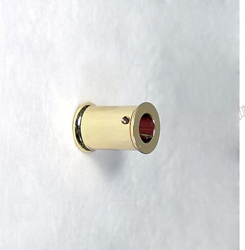 Fisso Midi Standoff Mounts 15mm Diameter Tamper-Proof Sign Mounting Hardware Brass Wall Spacers for Acrylic, Metal, Glass & Wood Signs – Indoor & Outdoor Use, Holds Up to 5kg - 4 Pack (Gold) in Saudi Arabia