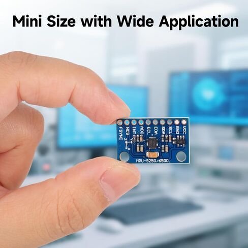 MPU9250 GY-9250 Acceleration Gyroscope Sensor, 9-Axis 16 Bit Nine-axis Acceleration Magnetic Sensor Module IIC/SPI for Arduino in Saudi Arabia