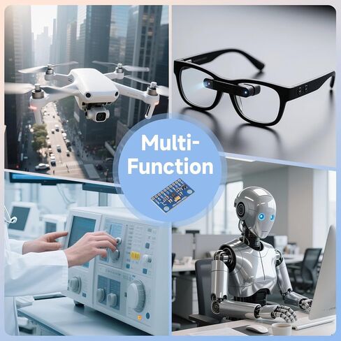 MPU9250 GY-9250 Acceleration Gyroscope Sensor, 9-Axis 16 Bit Nine-axis Acceleration Magnetic Sensor Module IIC/SPI for Arduino in Saudi Arabia