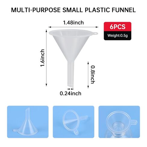 12Pcs Refillable Cosmetic Containers Funnels, Funnels for Filling Bottles of Lotion, Water, Essential Oils, Lotions, Shampoo, Conditions, Cleaning Products (12) in Kuwait