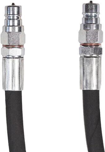Spare Parts Holland - Hydraulic Hose Set with 3/8" Poppet Type Couplers - Professional Top Link Hose Assembly - 29" Length, 4786 PSI Rating in Kuwait