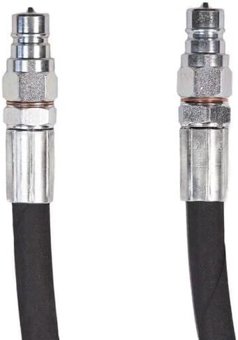 Spare Parts Holland - Hydraulic Hose Set with 3/8" Poppet Type Couplers - Professional Top Link Hose Assembly - 29" Length, 4786 PSI Rating in Kuwait