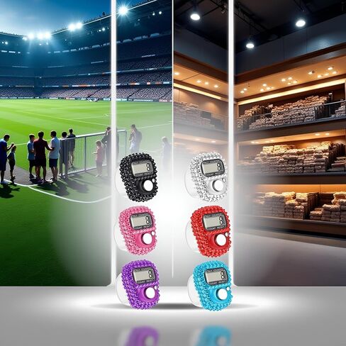 عداد الإصبع 6pcs ، 20 جرام عداد إصبع إلكتروني ، وحد رقم 5 أرقام ، وعداد الأصابع الإلكترونية ، وعداد الفرس اليدوي ، ومكافحة عداد الملعب ، وعداد أصابع الإصبع للملعب in Saudi Arabia