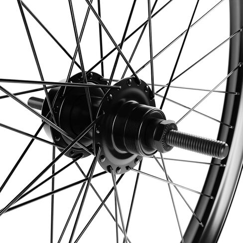 BBR Tuning Heavy Duty 12 Gauge 26Inch x 1.25 Inch Rear Bike Rim - Bicycle Wheel - Mountain Bicicleta - Coaster Brake - Black in Saudi Arabia