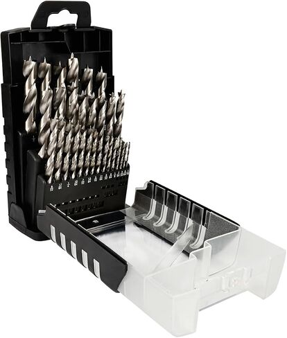 Brad Point Wood Drill Bit Set (12 Pack with Storage Case - 1/8" to 1/2") Carpenters Quality - Woodworking Bits for All Types of Woods in Saudi Arabia