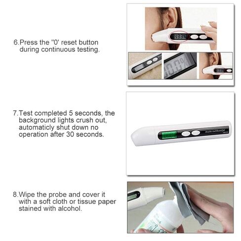Sonew Digital Digital Skin Dector محلل محتوى زيت الوجه المحمول LCD عرض جهاز اختبار العناية بالوجه (أبيض) in Saudi Arabia