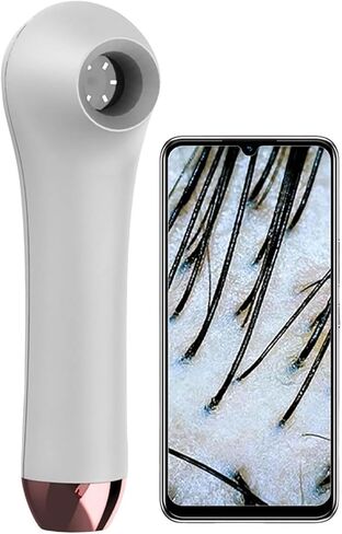Scalp Analysis Machine, Wireless Skin Analyzer Machine, Skin Hair Analyzer, Multi-Function Tester, Skin Hair Follicle Scalp Detector, 3 Gears, 1 Megapixel, for Head Spa Home Salon Use in Saudi Arabia