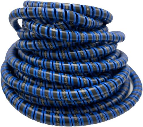 حامي إدارة الخرطوم الهيدروليكي في ثعبان ولفائف العلامات لمعدات الزراعة والزراعة ، والجرارات ، والحصاد ، والمزارعين ، والرشاشات -20 مم قطرها -80 قدم -أسود in Kuwait