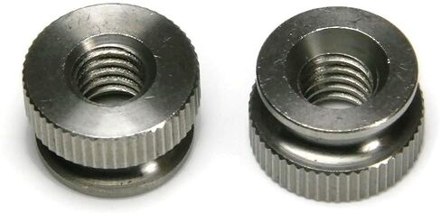 رأس إبهام الرأس knurled nut 18-8 مصنفة من الفولاذ المقاوم للصدأ مصنوعة- #8-32 (7/16 "DIA X 1/4" THK)-Qty-10 in Kuwait