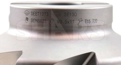Shars 4" 45° Indexable Face Mill SEET Insert 7 Flutes New 404-2966W P[ in Saudi Arabia