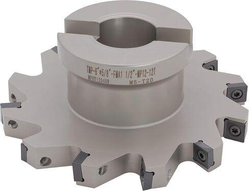 قاطع فتحة CME القابل للفهرسة ، قطر القاطع 6 "، 5/8" ، يتضمن إدراج كربيد 12 MPHT120408 in Kuwait