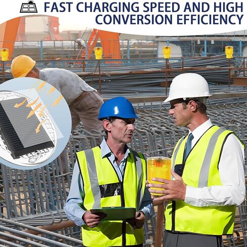 Solar Strobe Warning Light - Bright 360 Degree Solar Emergency Strobe Warning Lights, Waterproof LED Safety Light Outdoor, Road Construction Traffic Flashing Lamp (Yellow) in Kuwait