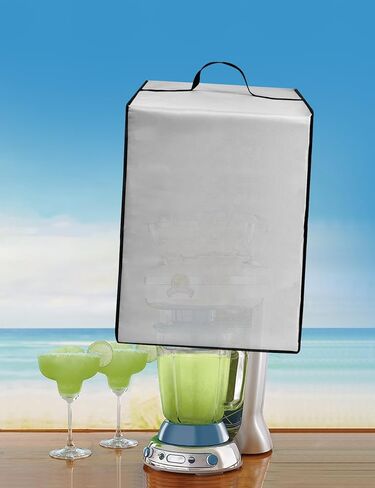 Frozen Drink Maker Lid Slushie Machine Cover Waterproof Anti-Static Nylon Lid for Margaritaville Professional Frozen Concoction Maker/Margarita SLUSHi Machine/Margarita Shave Ice Drink Maker (Silver) in Kuwait