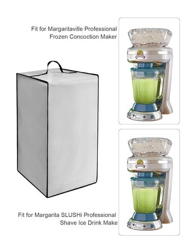 Frozen Drink Maker Lid Slushie Machine Cover Waterproof Anti-Static Nylon Lid for Margaritaville Professional Frozen Concoction Maker/Margarita SLUSHi Machine/Margarita Shave Ice Drink Maker (Silver) in Kuwait