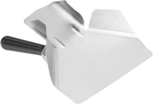 Qiilu French Fry Bagger Popcorn Bagger Stainless Steel Scoop with Flexible Handle for Chips Snacks and More in Saudi Arabia