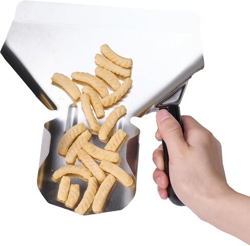 Right-Handle Stainless Steel Popcorn Scoop | Commercial Popcorn Machine Supplies, Filler Tool for Snack Containers in Saudi Arabia