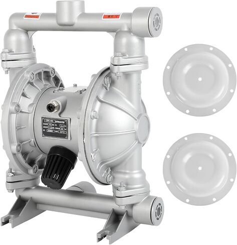 Air Operated Double Diaphragm Pump 1-1/2 inch Inlet & Outlet, 44GPM, Max 115PSI Air Waste Oil Pneumatic Transfer Pump with 2 Extra Diaphragms, for laboratory dosing, diesel fuel transfer in Saudi Arabia