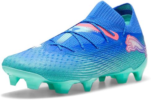 Puma Future 7 Ultimate Fg/Ag Shoes Formula Pack (Bluemazing-Puma النعناع البيضاء والكهربائية ، نظام حجم الأحذية الأمريكي ، البالغين ، الرجال ، الرقم ، المتوسط ​​، 12) in Kuwait
