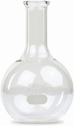 Corning Pyrex® #4060-1L, 1L Long Neck Boiling Flask, Flat Bottom and Tooled Mouth (Single) in Saudi Arabia