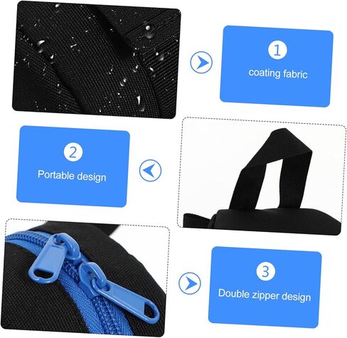 SOLUSTRE 1pc Lens Bag Camera Lens Pouch Slr Camera Lenses Camera Lens Bag Water Resistant Lens Case Polyester Pouch for Camera Lens Bag for Dslr Camera Lens Photography Bag Bag in Kuwait