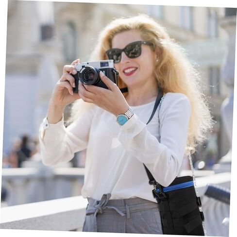 SOLUSTRE 1pc Lens Bag Camera Lens Pouch Slr Camera Lenses Camera Lens Bag Water Resistant Lens Case Polyester Pouch for Camera Lens Bag for Dslr Camera Lens Photography Bag Bag in Kuwait