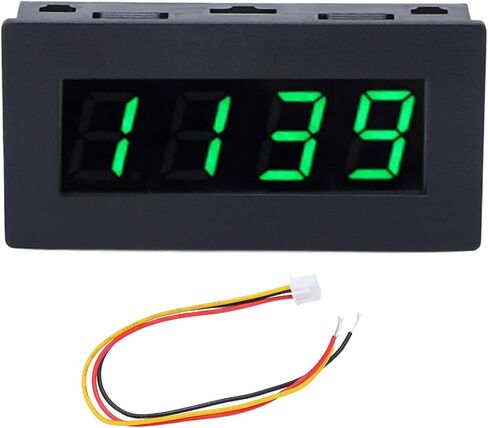 مقياس سرعة الدوران الرقمي ، شاشة LED 4 أرقام ، اختبار سرعة RPM متعدد الوظائف مع الكابل DC 8-15V ، سهولة التثبيت للمعدات المنزلية أو الصناعية ، والمراقبة والقراءة (الأخضر in Saudi Arabia