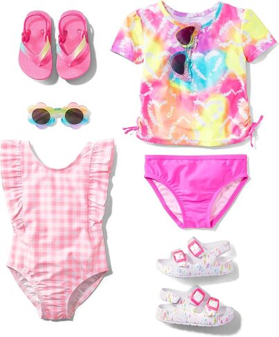 The Children's Place,Baby Girls,and Toddler One Piece Swimsuit,Pink Stripe,2 Years in Saudi Arabia