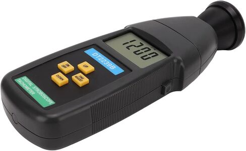 DT2239B LCD Digital Stroboscope Handheld - مقياس سرعة الدوران للمواد القابلة للاستخدام في المختبر ، شاشة LCD ، كفاءة عالية وليس مقياس سرعة الدوران in Saudi Arabia