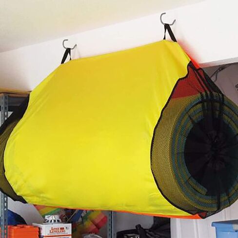 Aqua Lily Pad ACC-SB-XL-Y Nylon Storage Bag with Mesh Inserts and Mounting Hooks, Fits 16, 20, & 22 Foot Pads, Yellow in Saudi Arabia