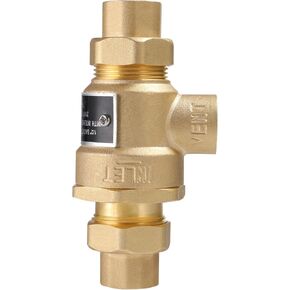 1/2" 9D-M3 Brass Backflow Preventer, 1/2 Inch Dual Check Valve with Intermediate Atmospheric Vent, 1/2 Backflow Preventer Valve 190T012, Replacement for Watts in Kuwait