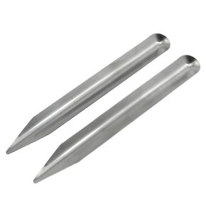 Maxmoral 2pcs مختبر ملعقة ملعقة الفولاذ المقاوم للصدأ الفولاذ المقاوم للصدأ ملعقة ملعقة ملعقة سيلفر 5.74x0.68 بوصة ملعقة ملعقة فضفاضة الشريط المعدني لملعقة ملعقة نقل مسحوق مختلط in Kuwait
