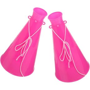 Cheerleader Trumpet Horn Toy 1 Pair Plastic Megaphone for Sports Events Party Decorations Outdoor Activities and DIY Celebrations in Saudi Arabia