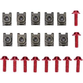 5x16MM Motorcycle Fairing Kit, Fastener Nut Spire Speed Screw M5 Aluminum Rack Plating Universal Fit for Bikes Scooters with Long Lasting Shine (Gold) in Kuwait