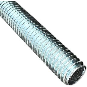قضيب الرمال 3/8 "المربوطة - المجلفن (مطلي بالزنك) (20 ، الفضة ، 3/8 بوصة × 2 قدم) in Kuwait