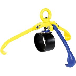 Vestil Drum-Grab Ductile Iron Iron Sureed Drum Lifter 21 in. × 22-1/2 في. × 12 بوصة. 2200 رطل السعة الأزرق / الأصفر in Kuwait