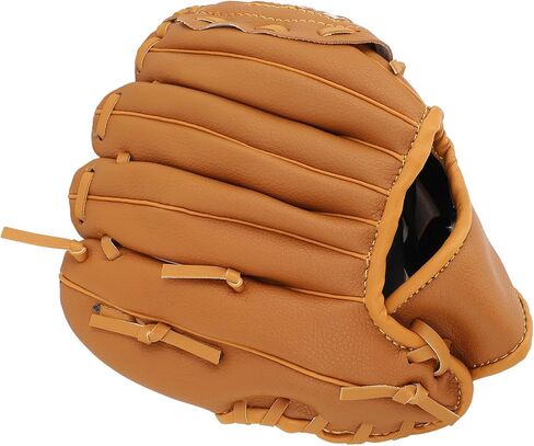 Keenso Baseball Glove, Ergonomic Design Soft Lining Special Grip Improves Stability and Accuracy, Professional Performance PU Leather Outfield Mitt for Baseball Training in Saudi Arabia