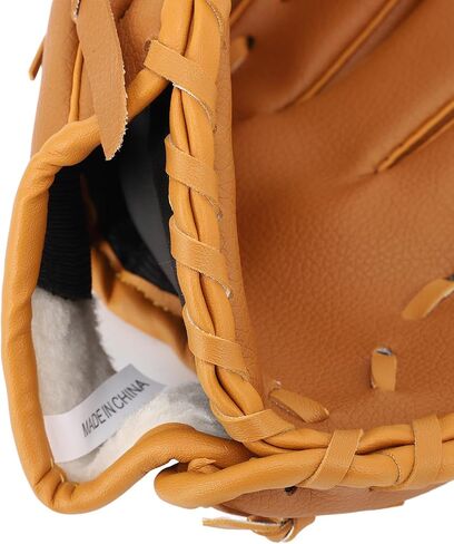 Keenso Baseball Glove, Ergonomic Design Soft Lining Special Grip Improves Stability and Accuracy, Professional Performance PU Leather Outfield Mitt for Baseball Training in Saudi Arabia