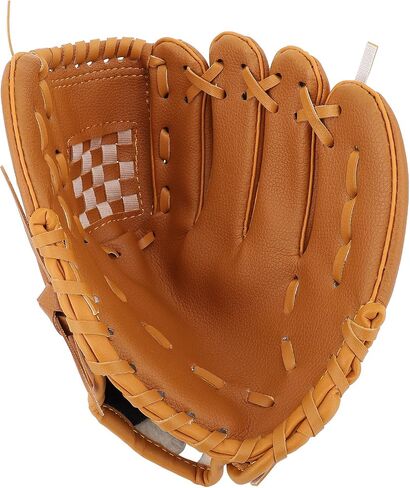 Keenso Baseball Glove, Ergonomic Design Soft Lining Special Grip Improves Stability and Accuracy, Professional Performance PU Leather Outfield Mitt for Baseball Training in Saudi Arabia