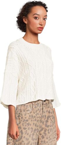 Women's Washed Ashore Sweater, Bellweather Blue in Saudi Arabia