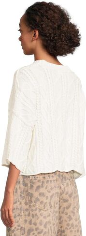Women's Washed Ashore Sweater, Bellweather Blue in Saudi Arabia